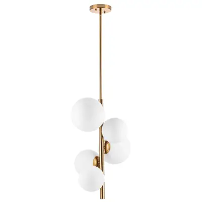 815053 Люстра CROCO 5х40W E14 ЛАТУНЬ Lightstar