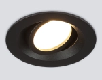 Светильник встраиваемый TN102742 BK черный IP20 GU5.3 D95*25