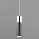 LED светильник подвесной в стиле лофт 50135/1 LED хром/черный, LED