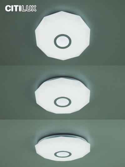 Citilux Диамант Смарт CL713A30G RGB Умная люстра Хром