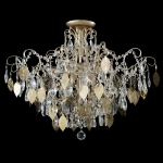 Светильник потолочный Crystal Lux ESMIRALDA PL9 GOLD 0523/109