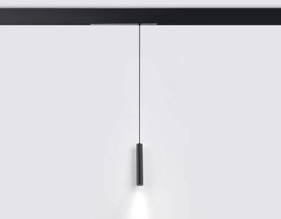 Светильник светодиодный диммируемый для шинопровода Magnetic 220V GL1432 BK черный IP20 10W 3000K-6400K 24° D35*240 H1500 (Без ПДУ)