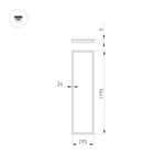 Светильник DL-INTENSO-S300x1200-40W Day4000 (WH, 120 deg, CRI90, 230V) (Arlight, IP40 Металл, 5 лет)