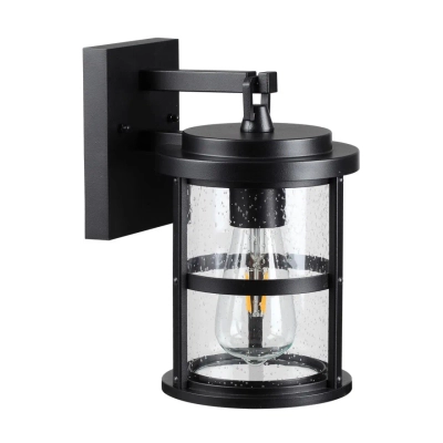 4964/1W NATURE ODL22 715 черный/стекло Ландшафтный настен.светильник E27 1*60W IP44 MAGUS