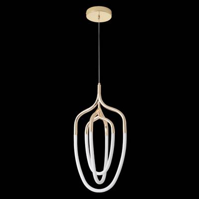 Светильник подвесной Crystal Lux PERA SP50W LED GOLD 3491/250