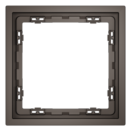 VLS100114 Рамка пластиковая VOLTUM S70 на 1 пост, (капучино). (ТМ Maytoni)