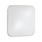 3020/EL TAN SN 164 Светильник пластик/хром LED 72Вт 3000-6500K 535х535 IP43 пульт ДУ/ LampSmart LONA