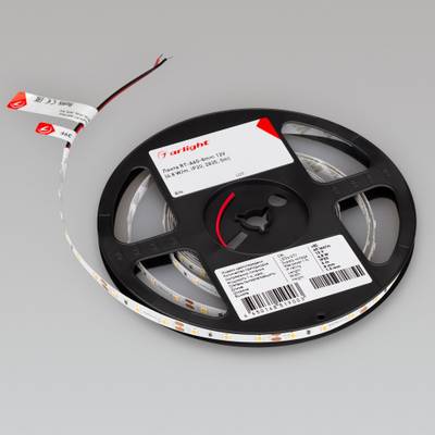Лента RT-A60-8mm 12V Warm2400 (4.8 W/m, IP20, 2835, 5m) (Arlight, 4.8 Вт/м, IP20)