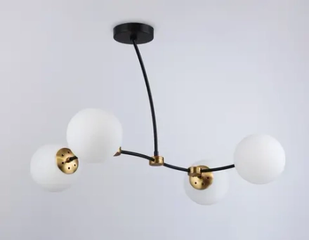 Подвесной светильник TR2544/4 BK/SB черный/бронза E27/4 max 60W 700*450*450