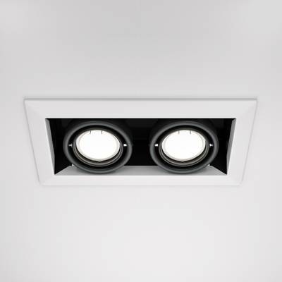 Встраиваемый светильник Metal Modern GU10х2, DL008-2-02-W. TM Maytoni