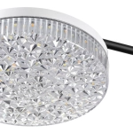 8236/4CL LEDIO LN25 000 черный, металл/акрил Люстра потолочная с ПДУ LED 55W 3000-6000К 220V DIDANA