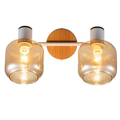 Спот Escada 10177/2A E14*40W White/Chrome/Wood