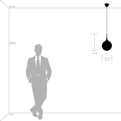 813033 Подвес GLOBO 1х40W E14 champagne gold/white Lightstar