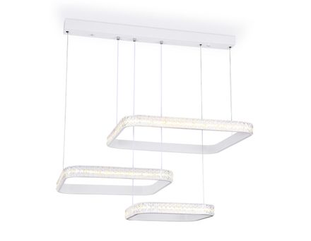Потолочный светодиодный светильник с пультом FA6165 WH белый 131W 720*500*900 (ПДУ РАДИО 2.4)
