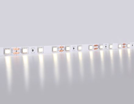 Светодиодная лента GS2002 5050 60Led/ 14.4W m/ 12V IP20 4500K/ 5000*10*1.87mm/ кратность резки 50mm (2 конт.)