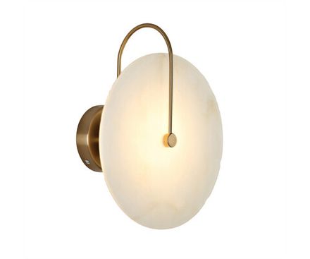08437,36 Настенный светильник Мелисса латунь/белый d25 h30 Led 6W (3000K)