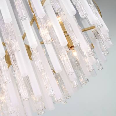 Потолочная люстра Умный дом 368/12 Smart латунь