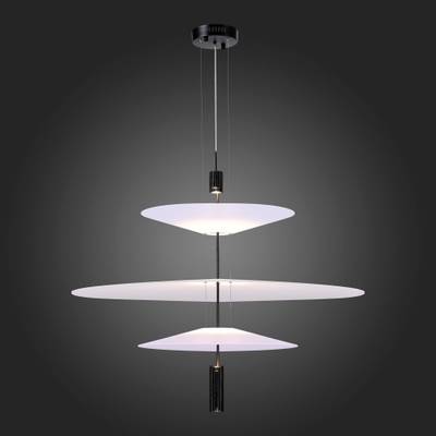 SL6101.423.01 Люстра подвесная ST-Luce Черный/Белый LED 1*15W 3000K