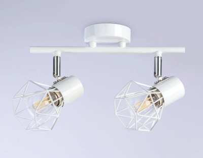 Накладной светильник TR8628/2 WH/CH белый/хром E27*2 max 40W 260*91*175