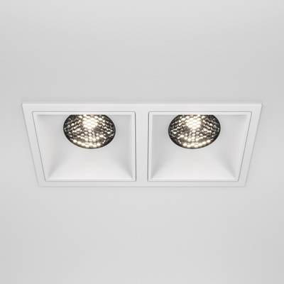 Встраиваемый светильник Alfa LED 4000K 2x15Вт 36° Dim Triac, DL043-02-15W4K-D-SQ-W. TM Maytoni
