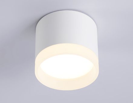 Накладной точечный светильник GX53 TN5365 WH белый GX53 D82*70