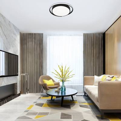 Потолочный светодиодный светильник 90251/1 черный