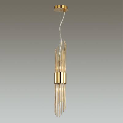 4847/2 HALL ODL21 670 золото/металл/стекло Подвес G9 2*40W FLAMBI