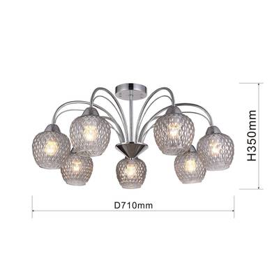 Потолочная люстра Olimp 2540-7U. ТМ F-Promo