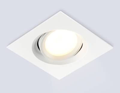 Светильник встраиваемый TN1143 WH белый IP44 GU5.3 95*95*38