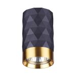 4287/1C HIGHTECH ODL22 403 черный/золотистый/металл Потолочный светильник IP20 LED GU10 max 10W AD ASTRUM