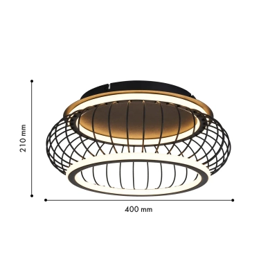 Потолочный светильник Korg 4435-2C, LED*40W, 4300LM, 3000-6000K. ТМ F-Promo