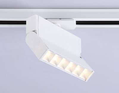 Светильник светодиодный трековый GL6811 WH белый LED 6W 3000K 24° 115*22*87