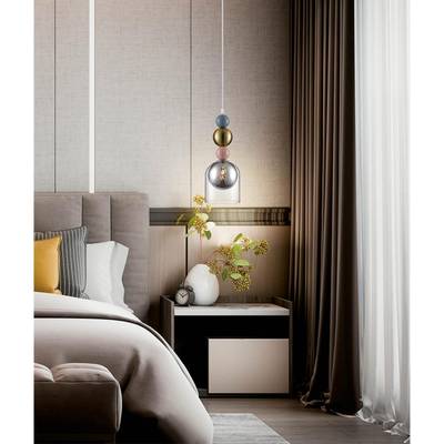 8066/1A MODERNI LN25 299 хром/серый/прозрачный, металл/стекло Подвесной светильник G9 1*20W 220V GALLO