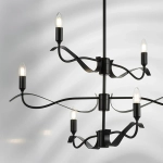 733267 Люстра RAGNO 6х40W E14 ЧЕРНЫЙ МАТОВЫЙ Lightstar
