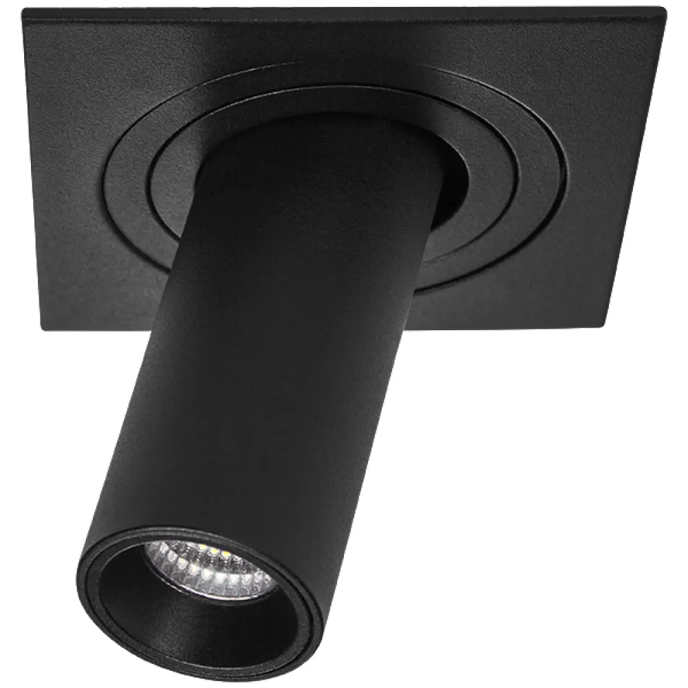 i517272 Светильник INTERO TUBO LED 10W 500LM 60G ЧЕРНЫЙ 3000K (217517+217272)