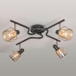 Citilux Таверна CL542541 Люстра потолочная поворотная Чёрная