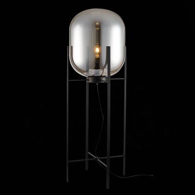 SL1050.725.01 Торшер ST-Luce Черный/Дымчатый E27 1*40W (из 2-х коробок)