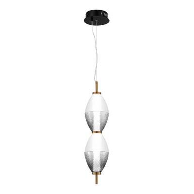 SL6130.403.15 Светильник подвесной ST-Luce Черный/Белый, Дымчатый LED 1*16W 3000K