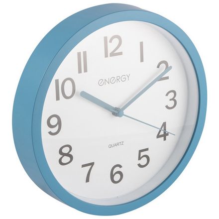 Часы настенные кварцевые ENERGY модель ЕС-139 синие