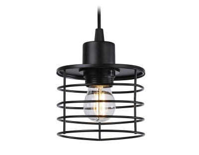 Подвесной светильник в стиле лофт TR8068 BK черный E27 max 40W D120*950