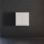 VLS000313 Клавиши для выключателя/переключателя двухклавишного, S70 (хлопок). (ТМ Maytoni)