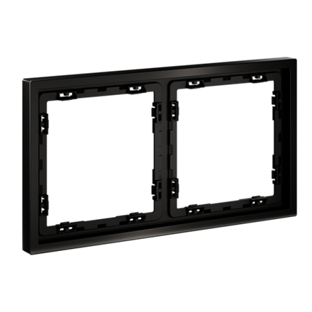 VLSM120212 Рамка металлическая на 2 поста, S70 Metal (антрацит). (ТМ Maytoni)