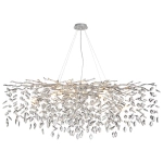 4970/14 HALL ODL24 615 матов.серебристый/алюмин./хрусталь Люстра G9 14*40W DELICA