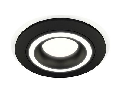 Комплект встраиваемого светильника XC7622040 SBK черный песок MR16 GU5.3 (C7622, N7111)