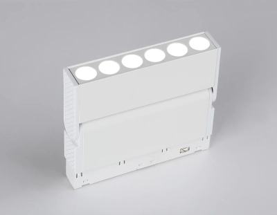 Светильник светодиодный поворотный для шинопровода Magnetic GL4038 WH белый IP20 6W 4200K 48V 24° 115*22*105