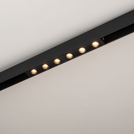 Светильник MAG-DOTS-25-L200-6W Warm3000 (BK, 30 deg, 24V) (Arlight, IP20 Металл, 5 лет)