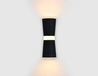 Настенный светодиодный светильник FW196 BK/S черный/песок LED 3000K 12W 70*200*100