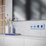 VLS002715 Накладка для розетки TV+RJ45 кат. 6, S70 (деним). (ТМ Maytoni)