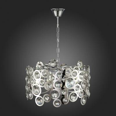 SL1103.103.08 Светильник подвесной ST-Luce Хром/Прозрачный,Хром E14 8*60W