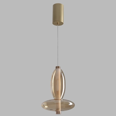 Светильник подвесной Crystal Lux QUASAR SP7W LED AMBER 3790/207